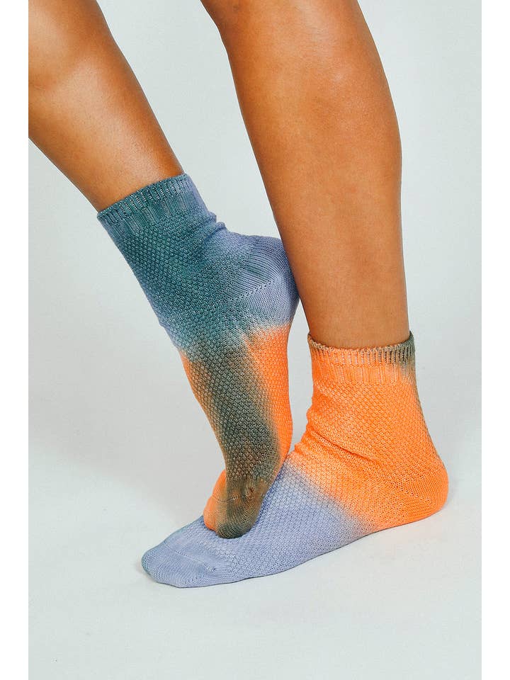 Tailored Union - Vendita all'ingrosso Calzini - Donna - Calzino alla caviglia termico tie-dye