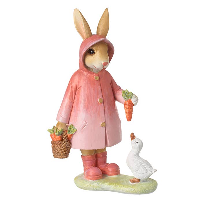 Rabbit In Raincoat With Duck for wholesale by Heaven Sends