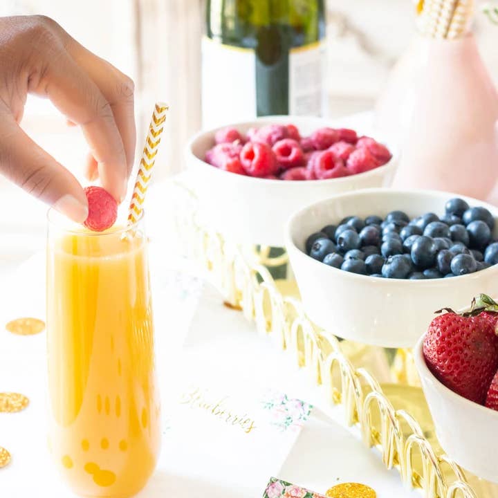CÔTIER BRAND – Kit de artesanato DIY por atacado – Kit de Decorações Mimosa Bar - Chuveiro Nupcial e Festa de Aniversário