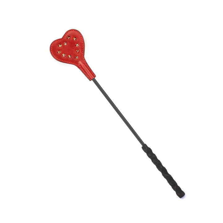 Liebe Seele - Venta al por mayor Juguetes eróticos - Minicorte de cuero rojo de lujo con remaches rojos