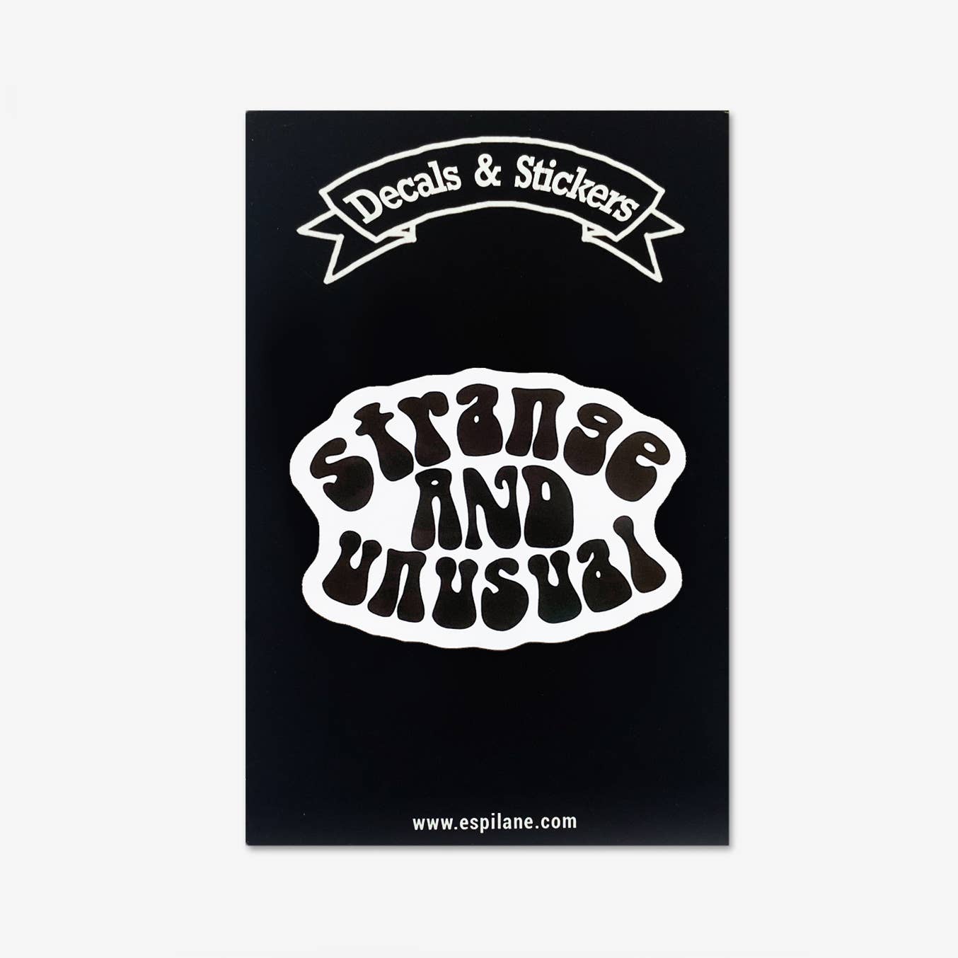 Espi Lane - Wholesale Sticker - Strange & Unusual Vinyl Decal Sticker - Gloss Finish