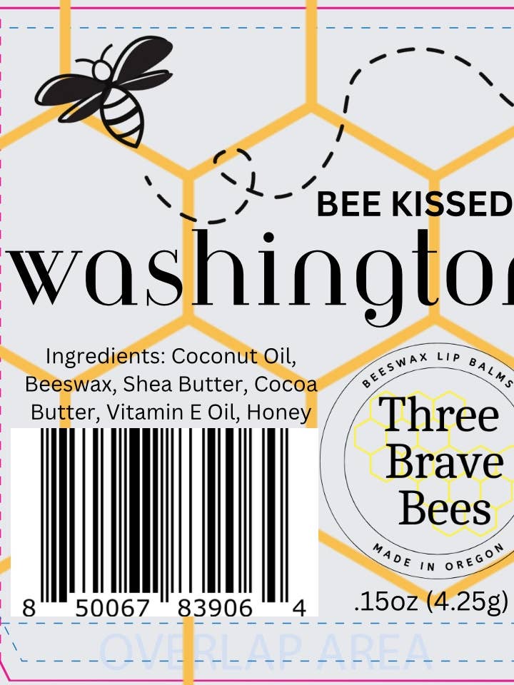 Washington Lippenbalsem voor wholesale door Three Brave Bees