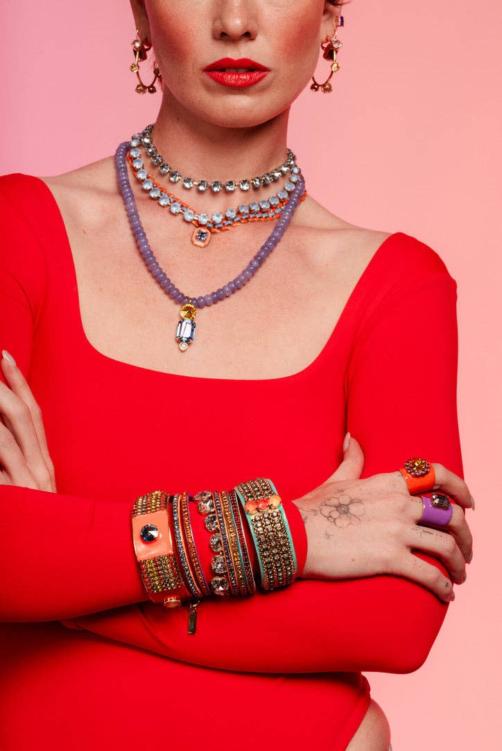 TOVA – wholesale Stud/post earrings – Adele Earrings in Candy Crush2