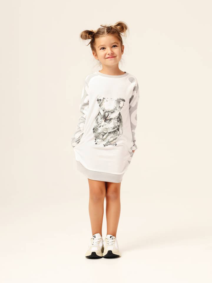 Tunique LS bio - Koala Cuddle pour la vente par The QT (UK)