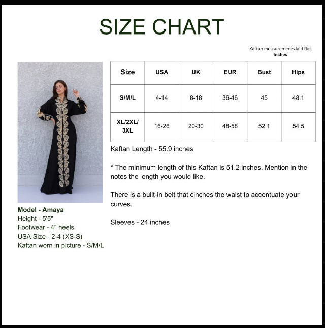 Gipci - Wholesale Kaftan - Women's - Stunning Black Cotton Caftans for Women4