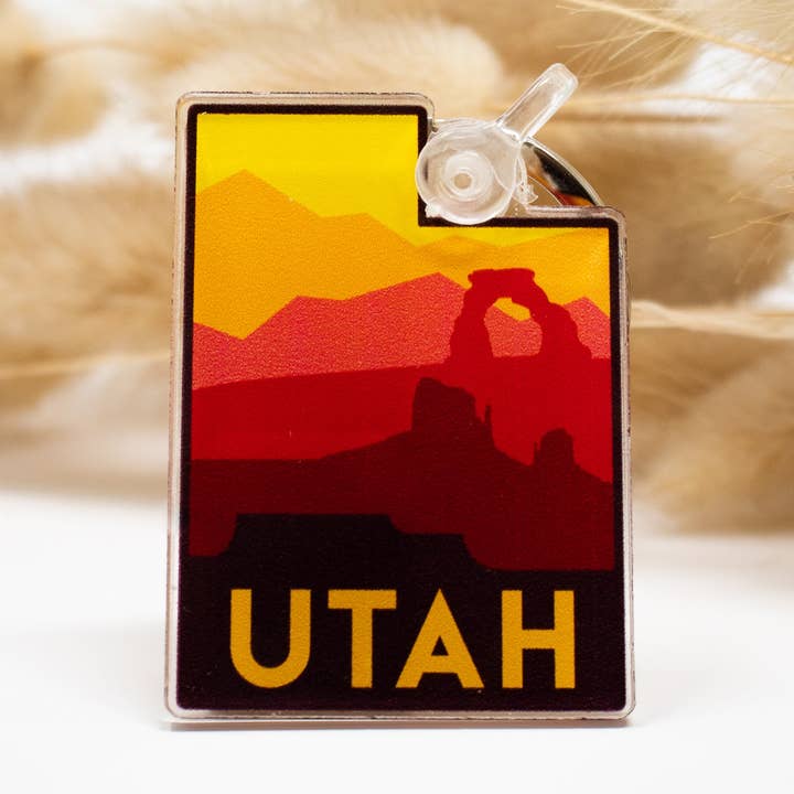 Portachiavi Utah per la vendita all'ingrosso da parte di Riley Funk Designs