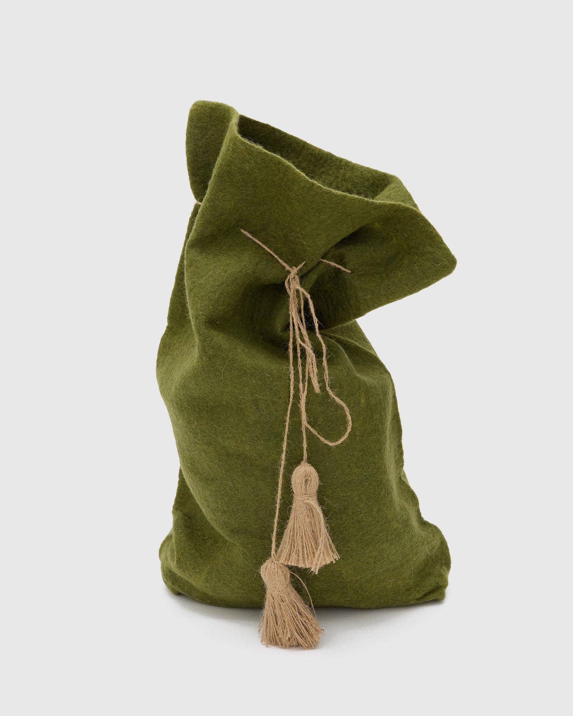 Philé - Wholesale Christmas decoration - Christmas Santa Sack - Green