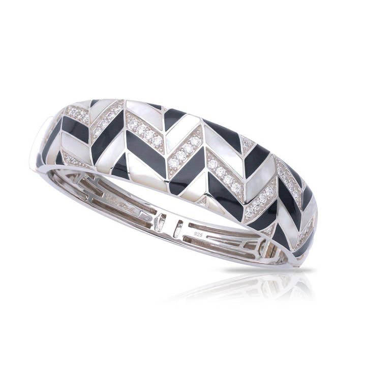 Chevron Bangle for wholesale by Belle Etoile