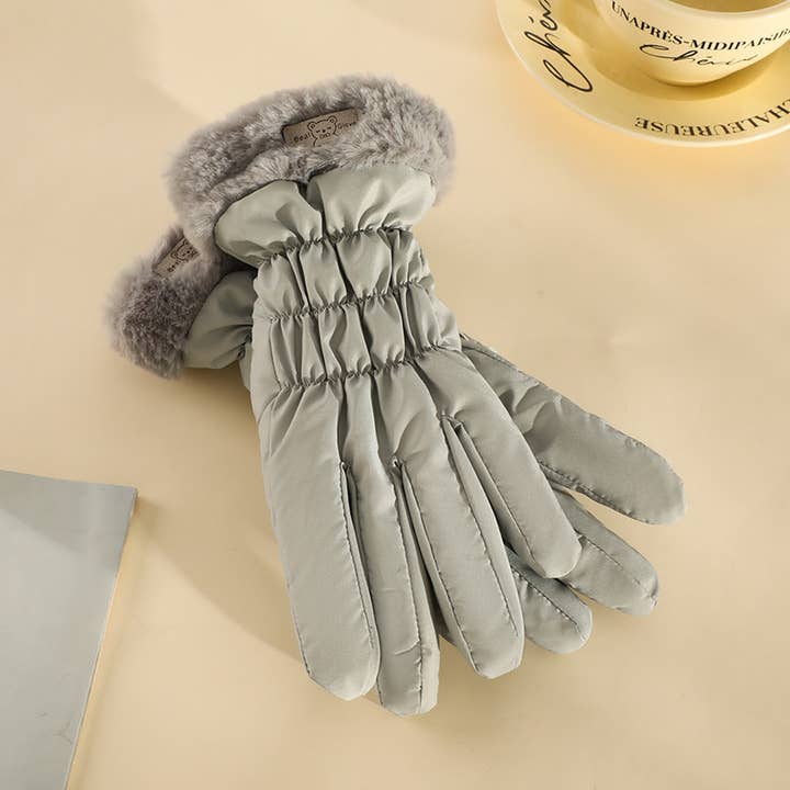 Tourtiwi – Großhandel Handschuhe – Damen – Damen Winter verdickte Fleece Touchscreen warme Handschuhe