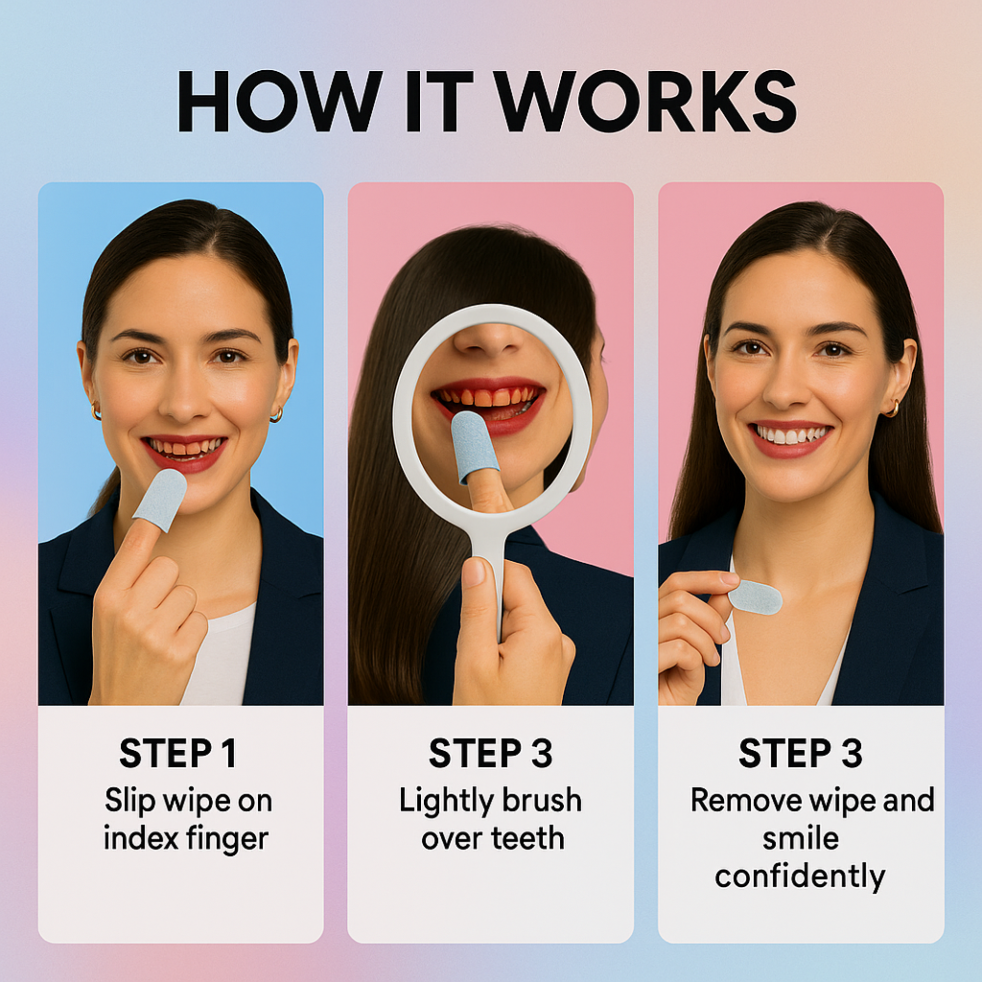 SPRKL Wipes - Wholesale Teeth Whitener - SPRKL Teeth Wipes for After Red Wine - 10 Pack Wine Wipes2