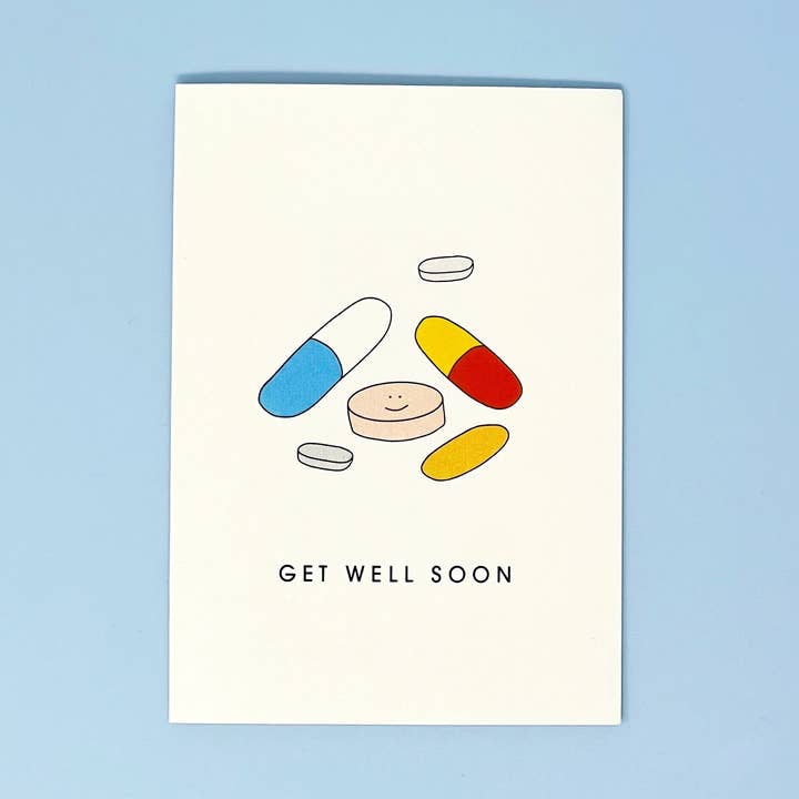 Mini carte Get Well Soon pour la vente par STUDIO TODD