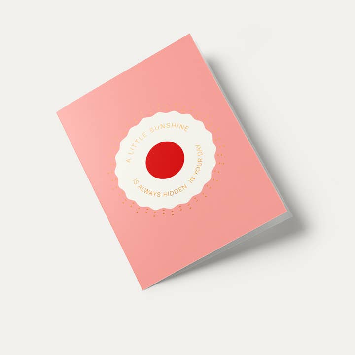 Glimmery Moments® - Wholesale Encouragement Card - Glimmers of Sunshine — Gold Foil1