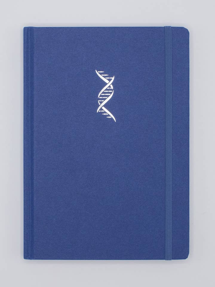 Genetics & DNA A5 Hardcover - Tech Blue (Case of 6) for wholesale by Cognitive Surplus