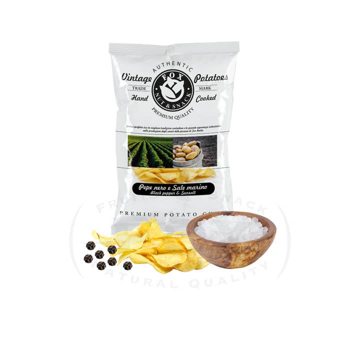 Vintage Potato Chips with Black Pepper for wholesale by Baron & Chassaing