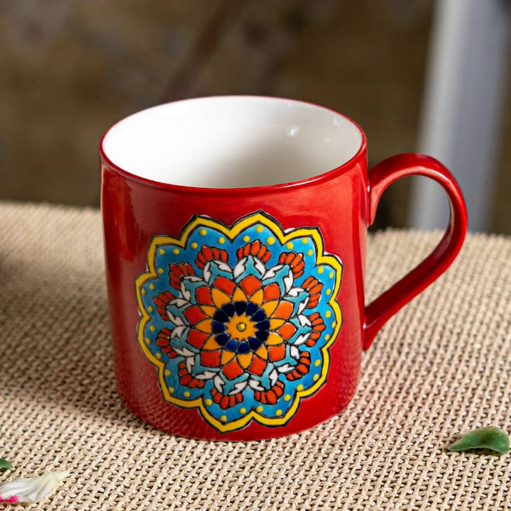 Pacific Trading - Wholesale Coffee Mug - 16344 Mandala Muladhara Coffee / Tea Mug
