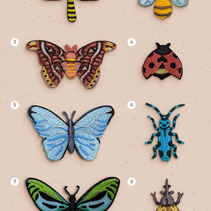 Ivycdraws - Vente Broches - Broderie Beetle Rosalia Batesi2