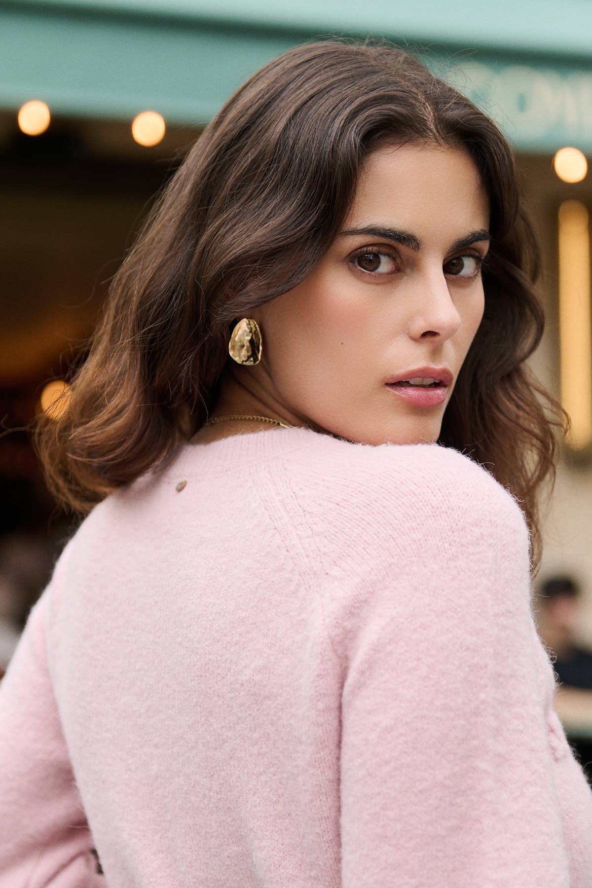 Nathael Paris - Vente Pull en maille – femme - Pull en alpaga et laine manches longues légèrement ballon4