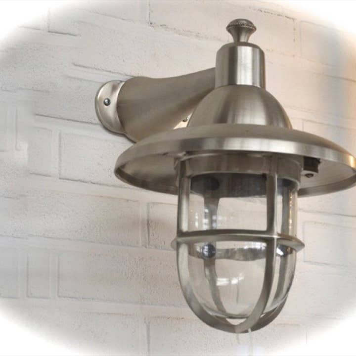 High quality brushed nickel outdoor lamp for wholesale by Antikas