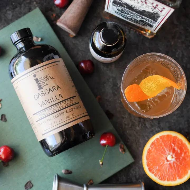 Iconic Cocktail Co – wholesale Cocktail mix/syrup – Cascara Vanilla - Handcrafted Cocktail Mixer2
