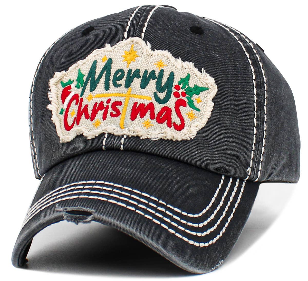 KBETHOS - Venta al por mayor Gorra de béisbol - Mujer - Gorra vintage de feliz Navidad12