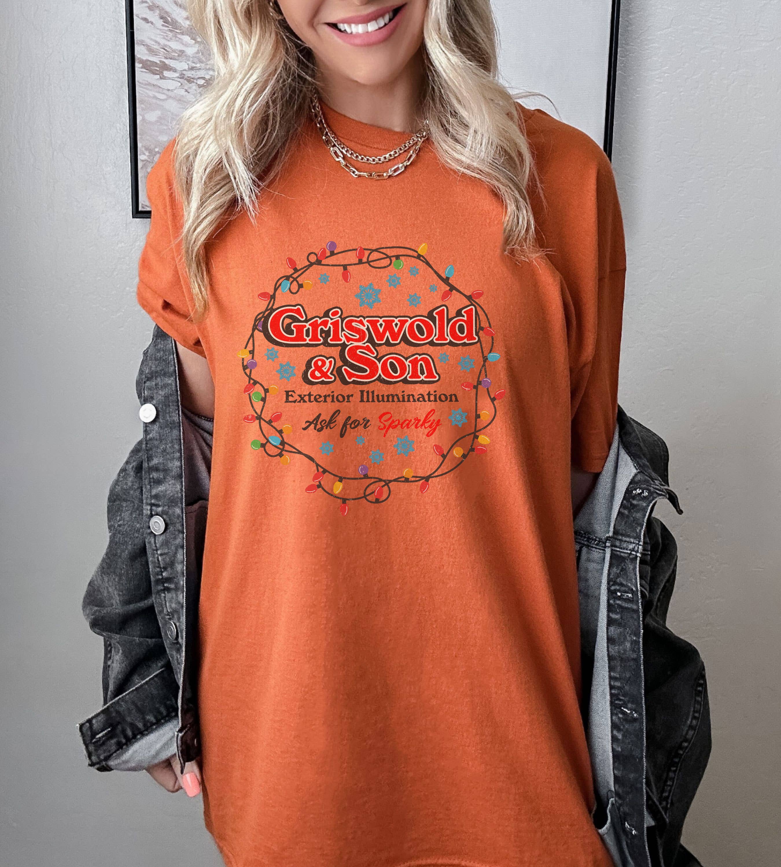 SONDO DESIGN LTD – wholesale T-shirt (graphic) – women's – Griswold And Son Shirt, Griswold Exterior Illumination Shirt3