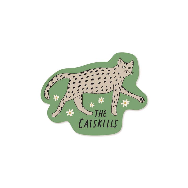 Hartland Cards - Wholesale Sticker - Sticker / Catskills Cat / Green