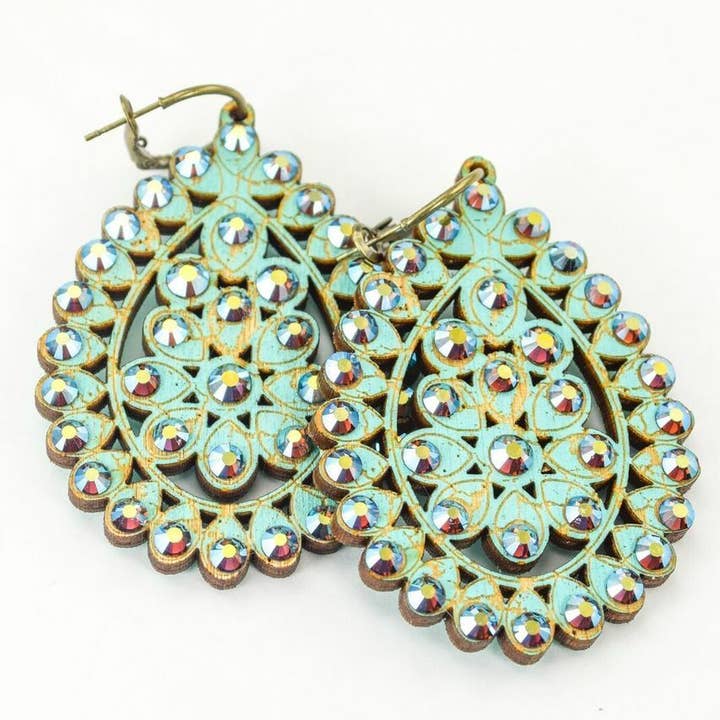 Pink Panache Brands – wholesale Dangle earrings – Santa Fe teardrop earring, medium size11