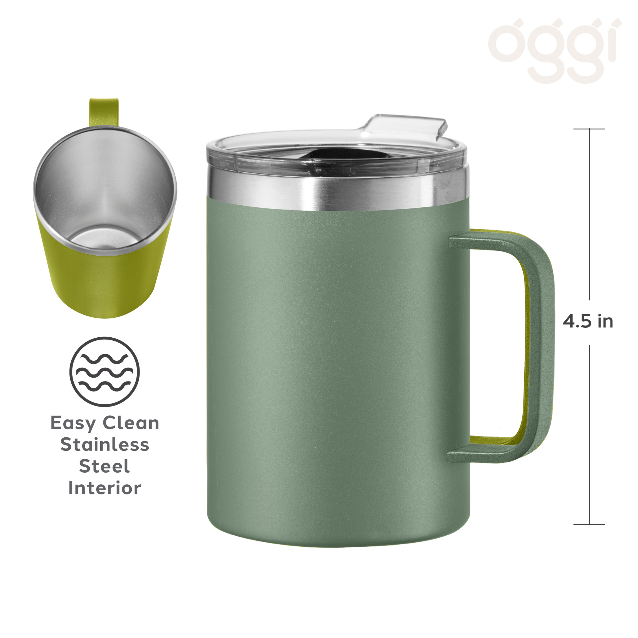 Oggi - Wholesale Insulated Mug/Tumbler - Insulated Tumbler - ThermoMug Double Vacuum (420 ml, 14 oz)3
