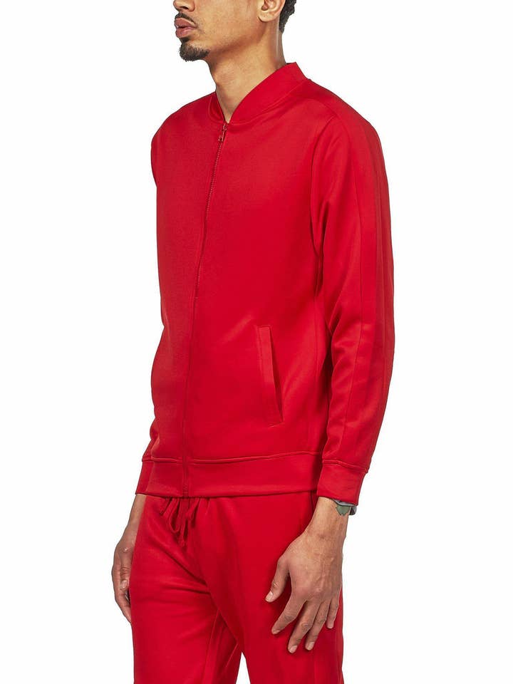 Veste de survêtement 501 - Rouge pour la vente par Rebel Minds