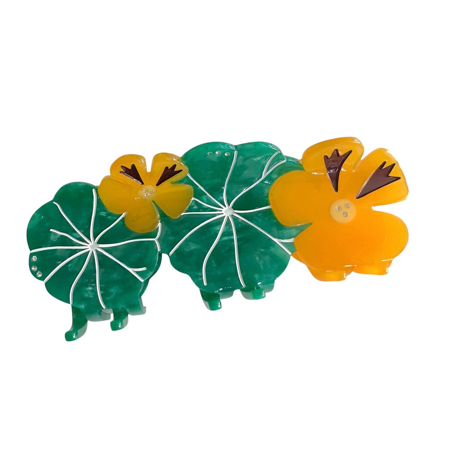 Centinelle - Wholesale Hair Clip - Women's - Nasturtium Garden Hair Claw4