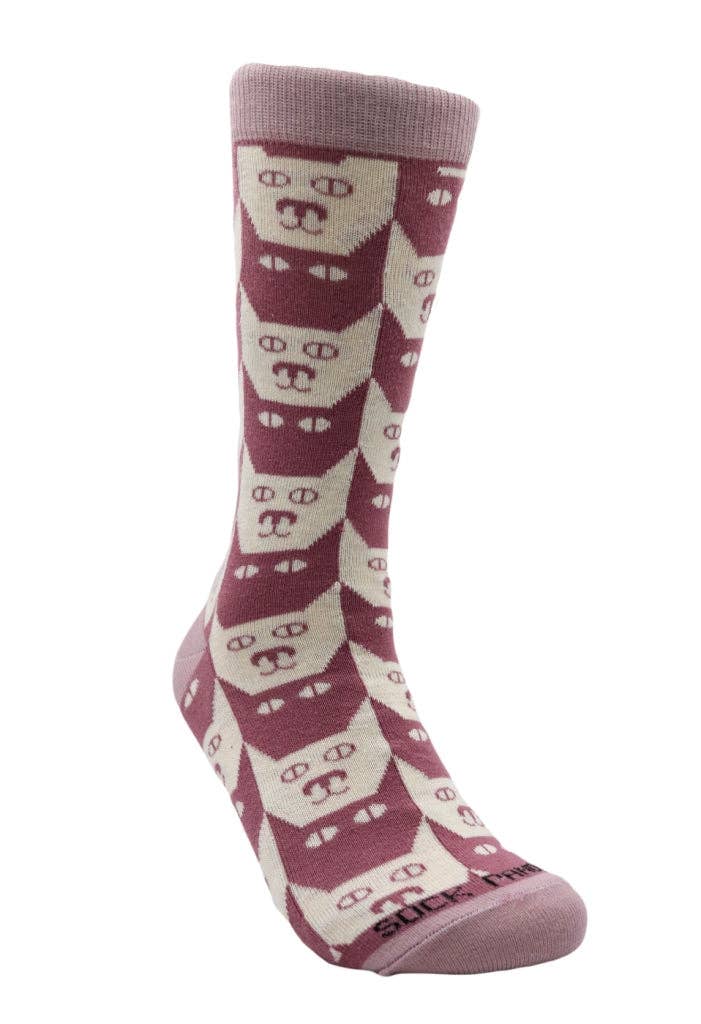 Sock Panda - Wholesale Socks - Women's - Kitty Cat Pattern Socks from the Sock Panda2