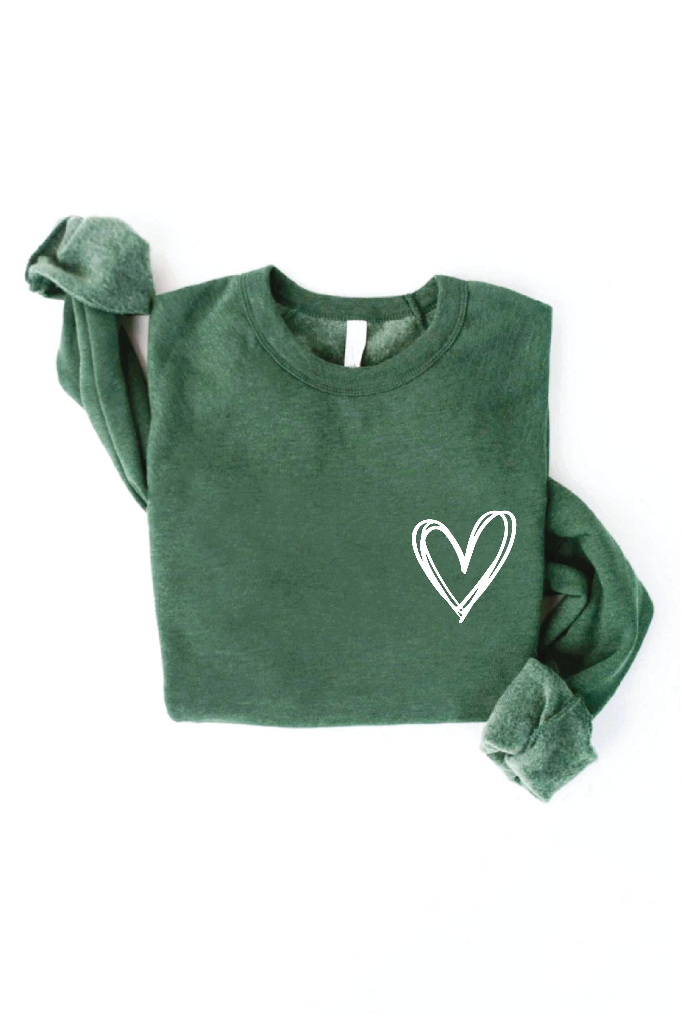 OAT COLLECTIVE - Wholesale Graphic Sweatshirt - Women's - HEART Graphic Sweatshirt4