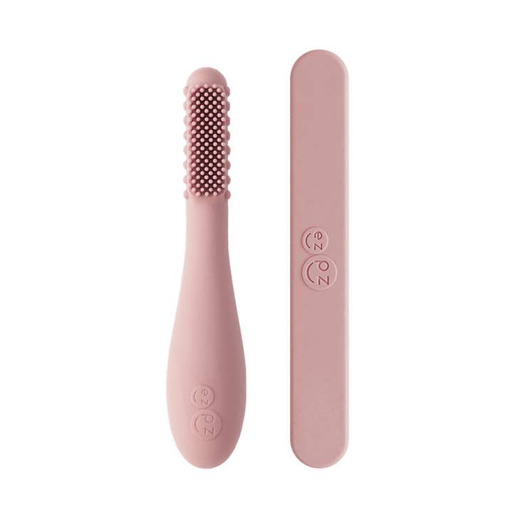 Baby-Led™ Toothbrush + Sensory Tongue Depressor Dual Pack for wholesale by ezpz