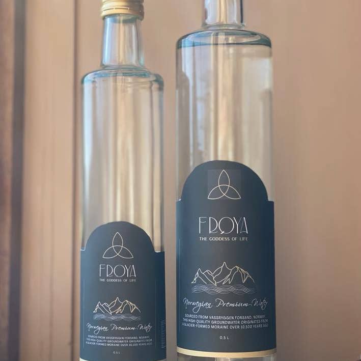 Frøya Water - Vente Eau plate - Frøya Water, eau de qualité norvégienne, bouteilles en verre2