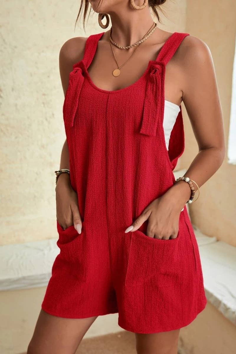 NINEXIS - Wholesale Romper - Women's - CWSJS1000_SUMMER CASUAL SUSPENDERS ROMPERS SHORT2