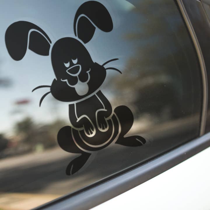 Funny Bunny Sticker for wholesale by WinsterCreations™