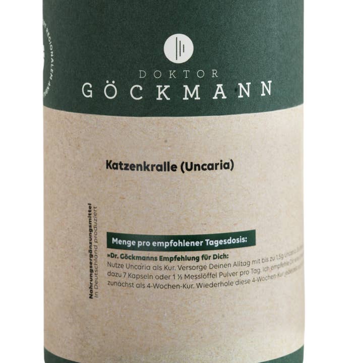 Dr. Göckmann – Großhandel Nahrungsergänzungsmittel für Haustiere – Katze – UNCARIA Veterinär