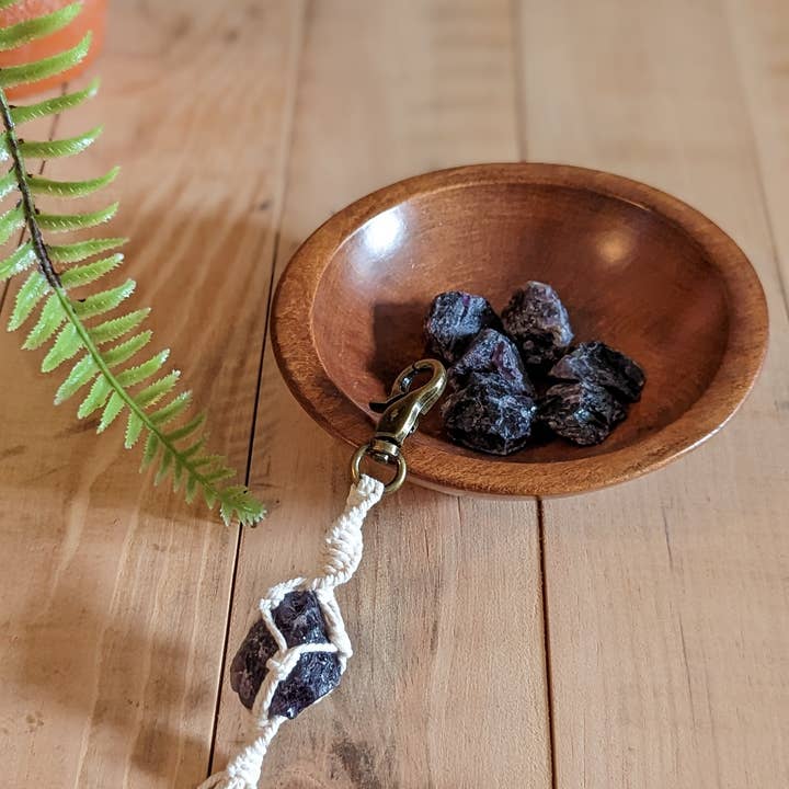 Pretty Fly For A DIY – wholesale Keychain – Women's – Macrame Crystal Charm Keychain3