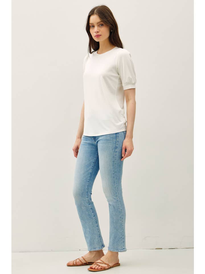 Be Cool - Wholesale Knit Top - Women's - BAMBOO/MODAL ULTRA SOFT VOLUME SLEEVE BASIC TOP 6