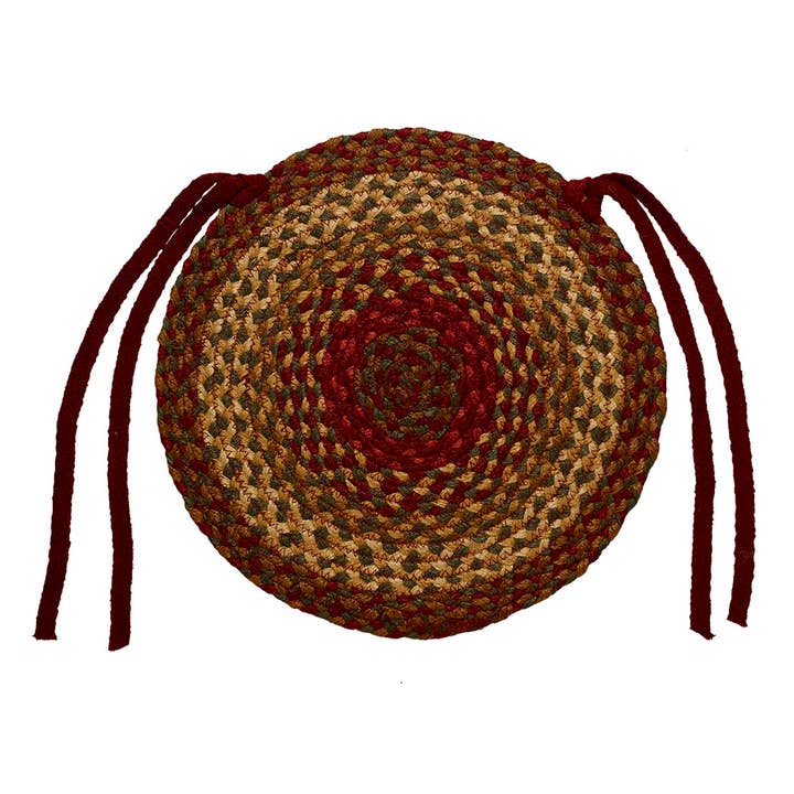 IHF HOME DECOR/IHF RUGS - Wholesale Area Rug - Cinnamon Braided Jute Area Rug & Tabletop Collection BR-1751