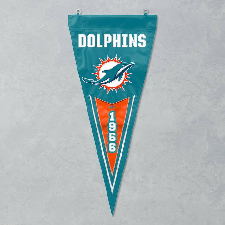 Party Animal, Inc. - Wholesale Flag - Miami Dolphins Vertical Pennant3