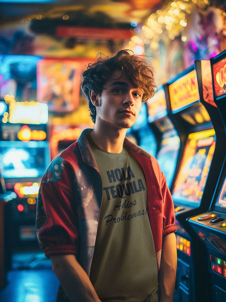 Smart Ass Shirts - Wholesale Screen Printed T-Shirt - Men's - Hola Tequila Adios Problemas - Men's Tee4