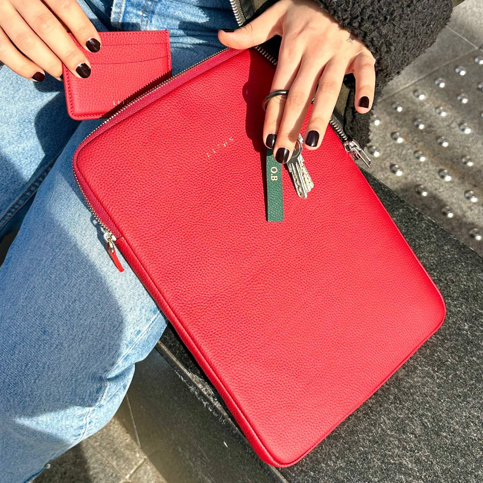 Evileyefavor – wholesale Laptop/tablet case – Women's – 13 inch Leather Zip Around Laptop Sleeve Case Bag7