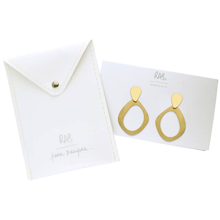 RAS - Vendita all'ingrosso Orecchini pendenti - Orecchino Too Much Medio Bagno Oro1