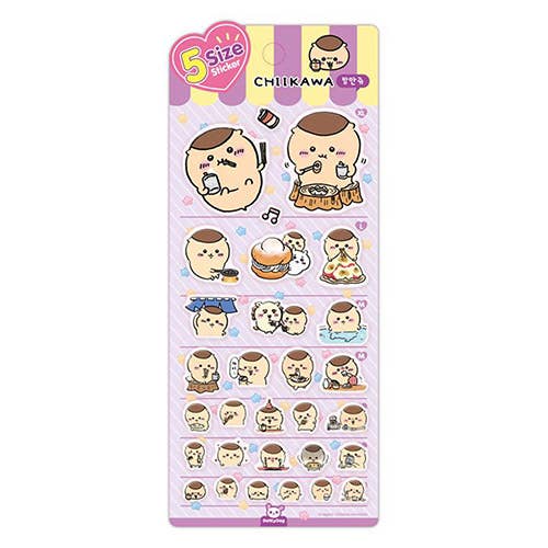 K-Wonderland - Wholesale Sticker - Chiikawa & Friends 5 Sizes Jelly Coating Deco Stickers 18