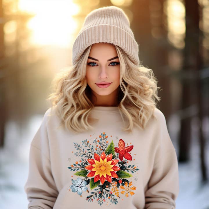Winter Plants | Sweatshirt for wholesale by Olive And Ivory Wholesale