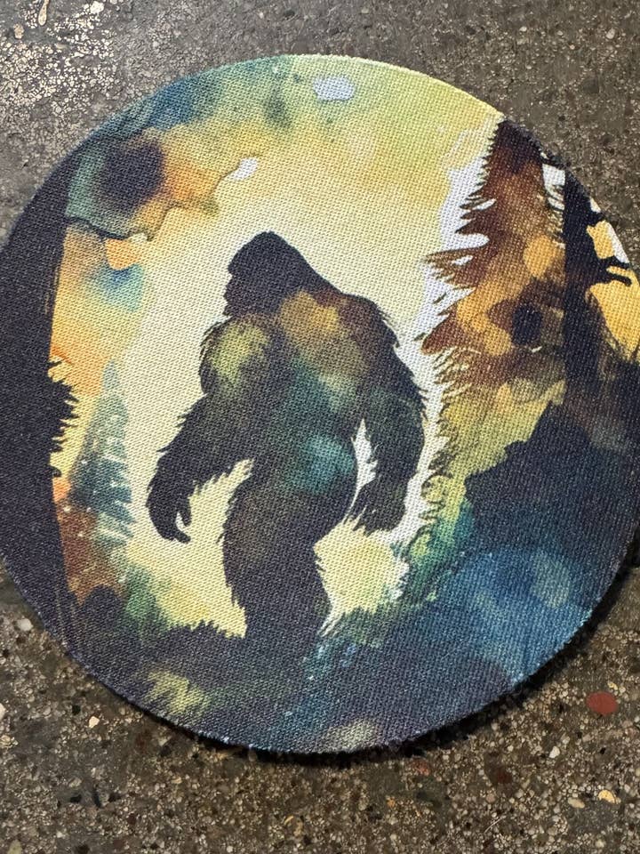 Bigfoot neoprene rubber coasters - durable lightweight -4 PC for wholesale by Squatchin’ Country