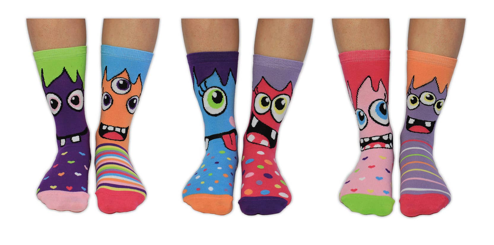 Sock Academy – wholesale Socks – Child – MISS MASHERS | 6 Odd Socks Gift Box - United Oddsocks1