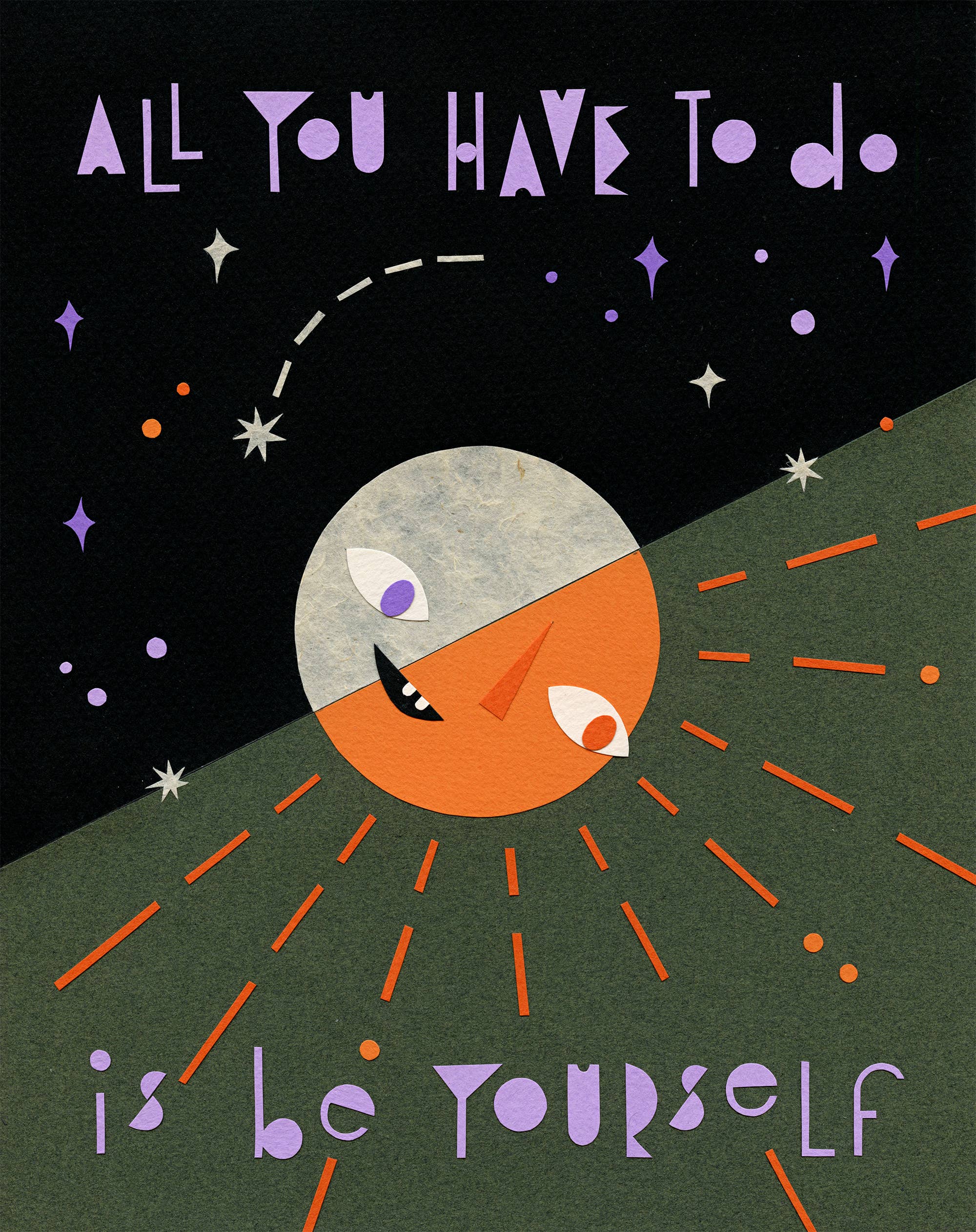 Lea Zalinskis Illustration - Wholesale Art Print - All You Have to Do 8x10" Art Print0