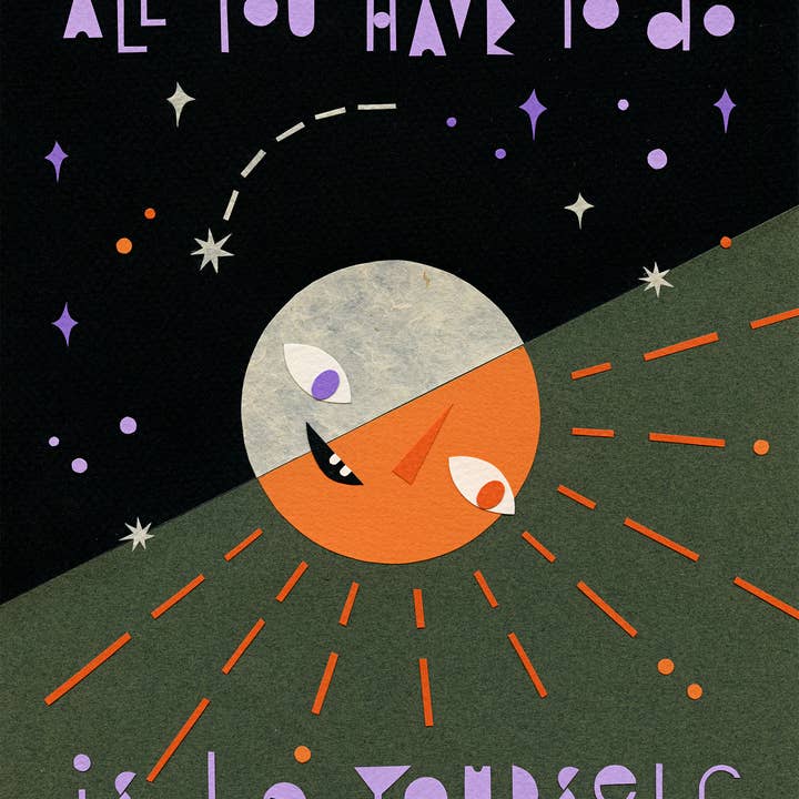 Lea Zalinskis Illustration - Wholesale Art Print - All You Have to Do 8x10" Art Print